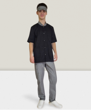 Мужская поварская куртка с эластаном VYR-3E-P