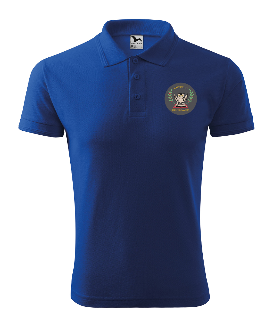 Kretingos Simono Daukanto progimnazijos polo marškinėliai vaikinams su logo 203