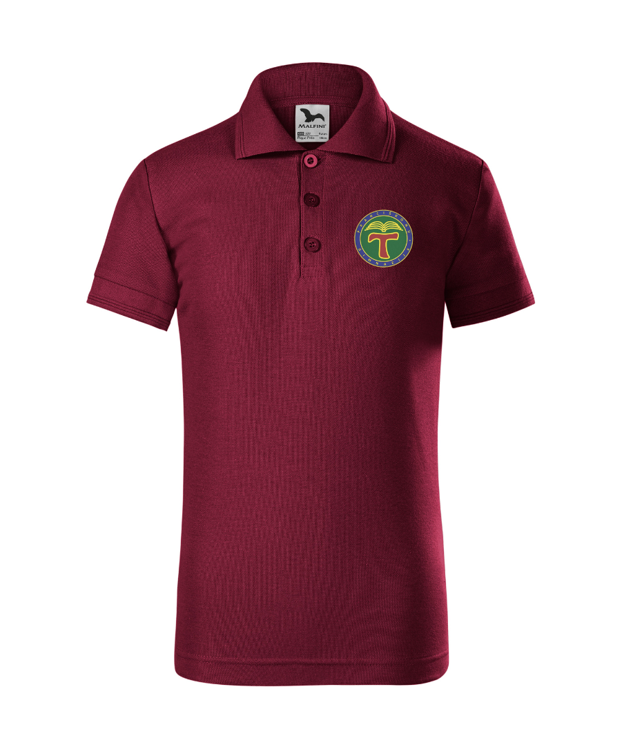Pranciškonų Gimnazijos polo marškinėliai vaikams su logo 222