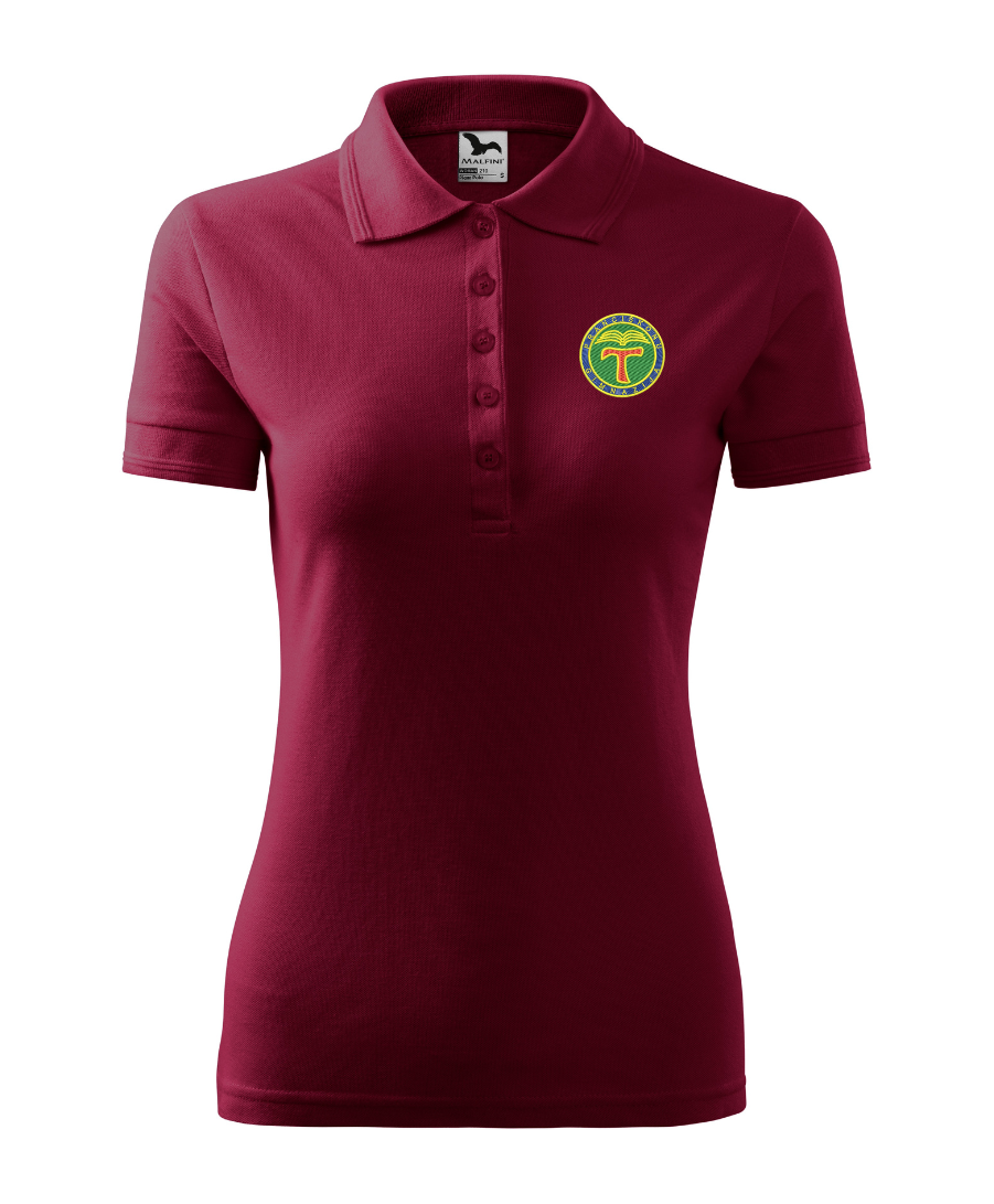 Pranciškonų Gimnazijos polo marškinėliai merginoms su logo 210