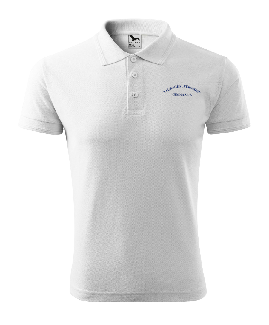Tauragės "Versmės" gimnazijos polo marškinėliai vaikinams su logo 203