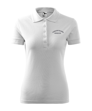 Tauragės Žalgirių gimnazijos polo marškinėliai merginoms su logo 210