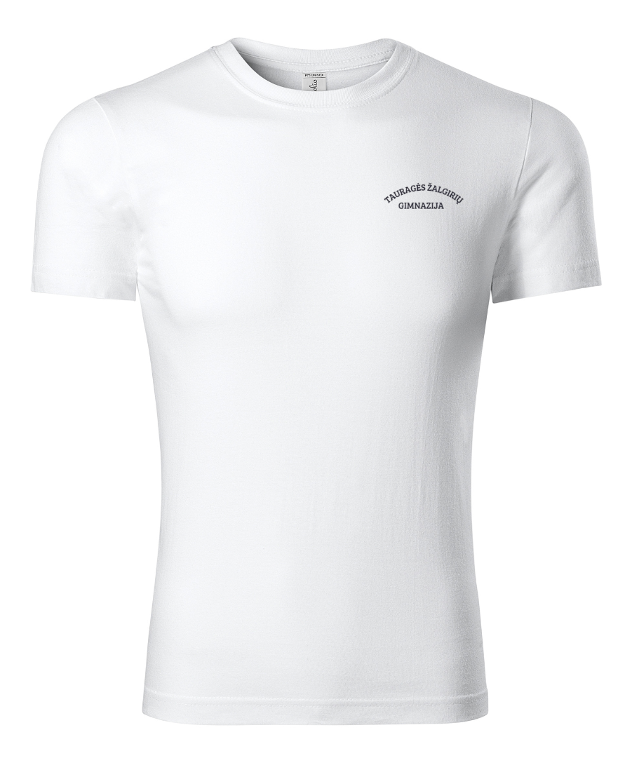 Tauragės Žalgirių gimnazijos unisex marškinėliai su logo P73
