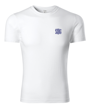 Šiaulių universitetinės gimnazijos unisex marškinėliai su logo „Paint“ P73