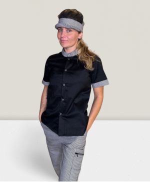 Sieviešu pavāra bikses no pepitas auduma KL-4P