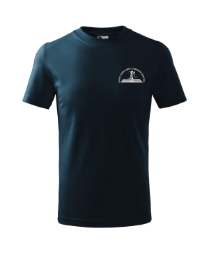 Šilutės r. Saugų Jurgio Mikšo pagrindinės mokyklos marškinėliai vaikams su logo „Basic“ 138