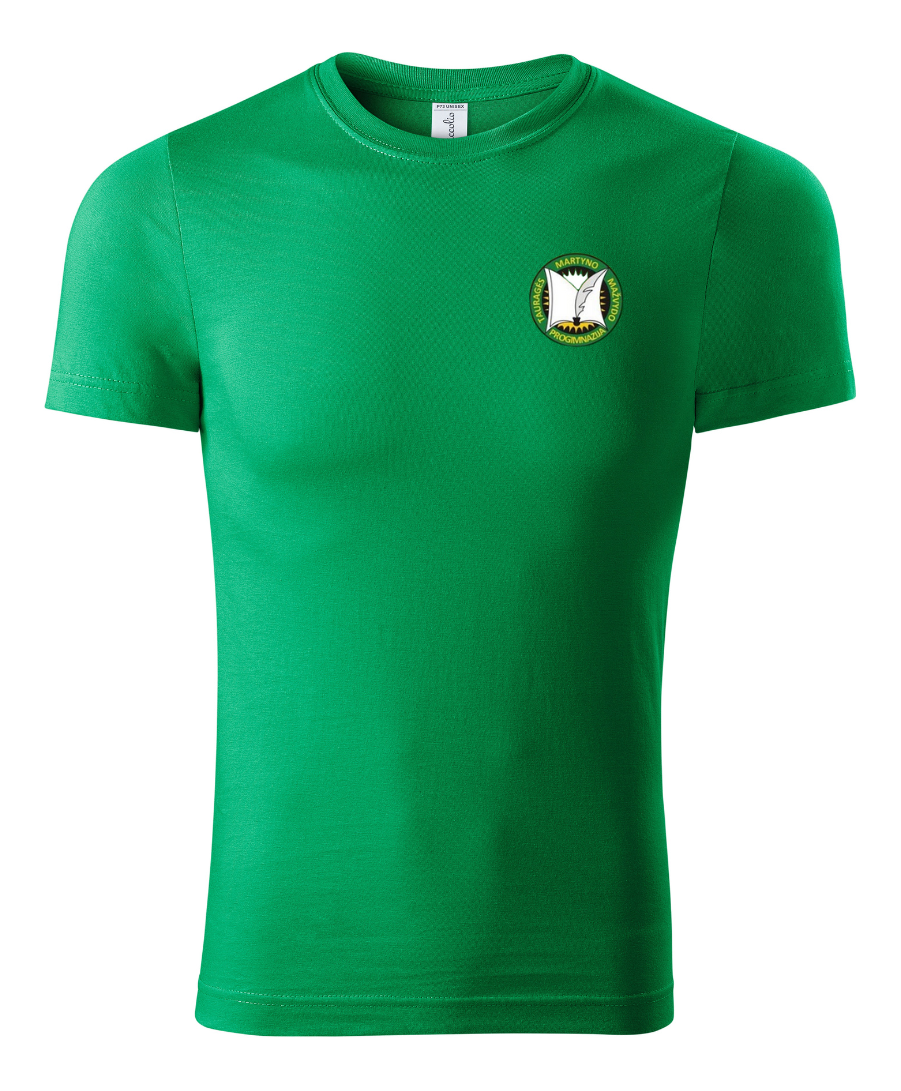 Tauragės Martyno Mažvydo progimnazijos unisex marškinėliai su logo P73