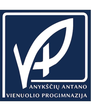 Anykščių Antano Vienuolio progimnazijos džemperis su logo 262/265