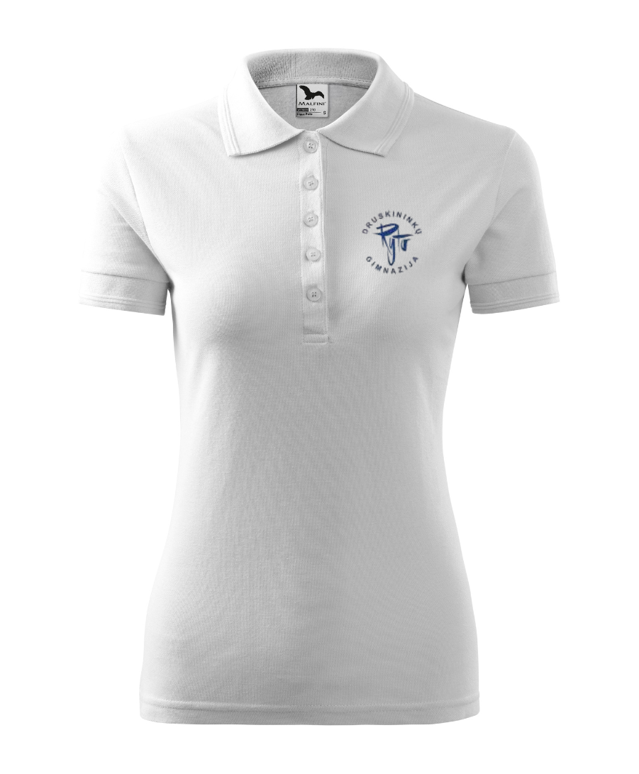 Druskininkų "Ryto" gimnazijos polo marškinėliai merginoms su logo 210
