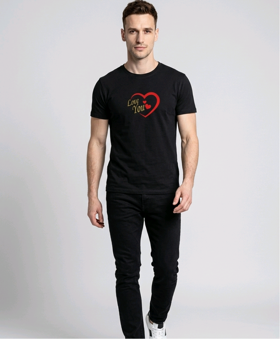 Unisex t-krekls "LOVE YOU"