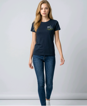 Telšių r. Tryškių Lazdynų Pelėdos gimnazijos unisex marškinėliai su logo P73