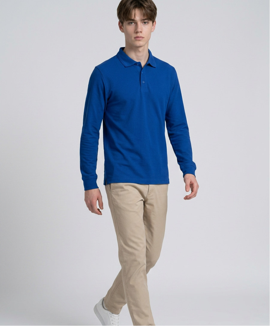 Polosärk meestele „Pique Polo LS" 221