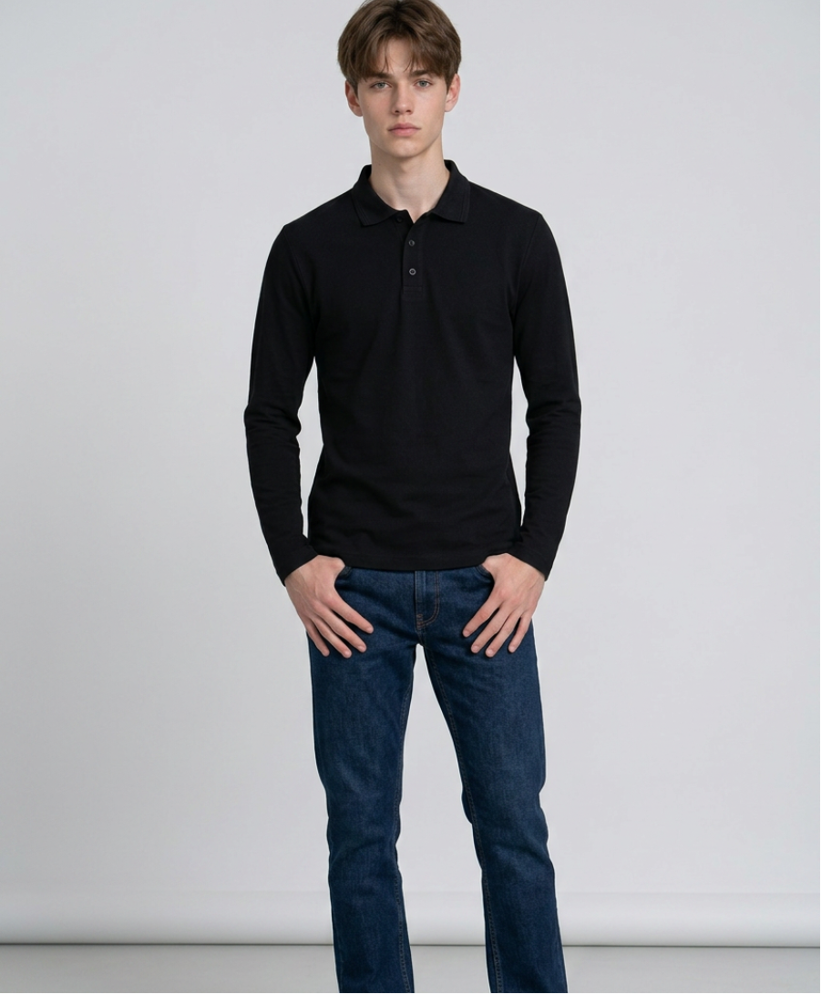 Polosärk meestele „Pique Polo LS" 221