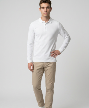 Polosärk meestele „Pique Polo LS" 221