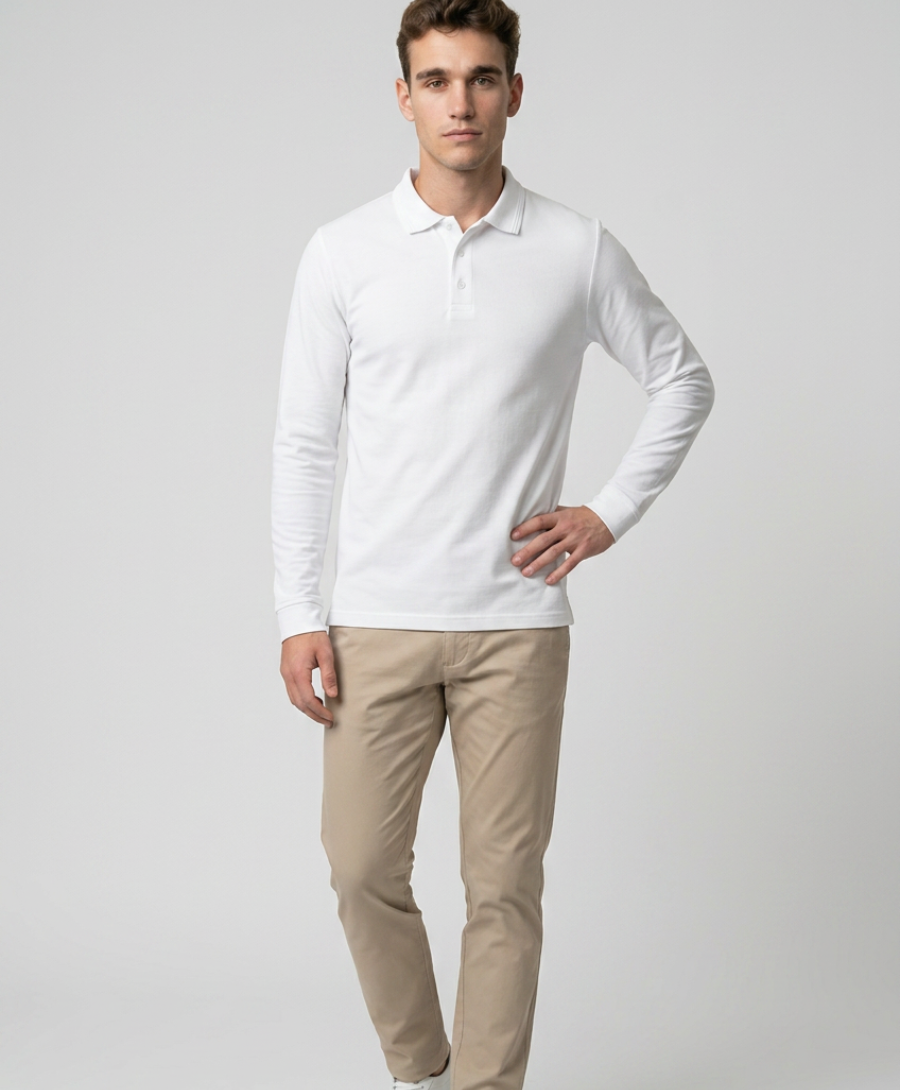 Polosärk meestele „Pique Polo LS" 221