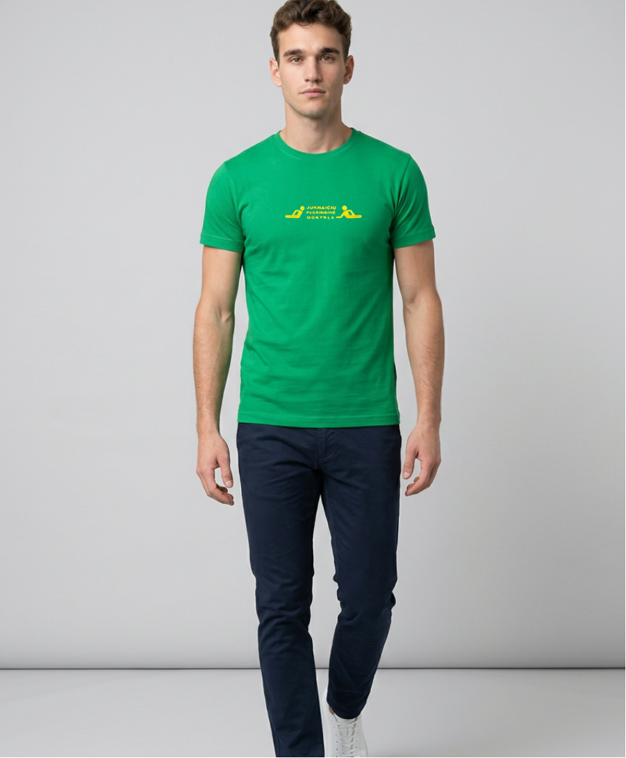Šilutės r. Juknaičių pagrindinės mokyklos unisex marškinėliai su logo P73