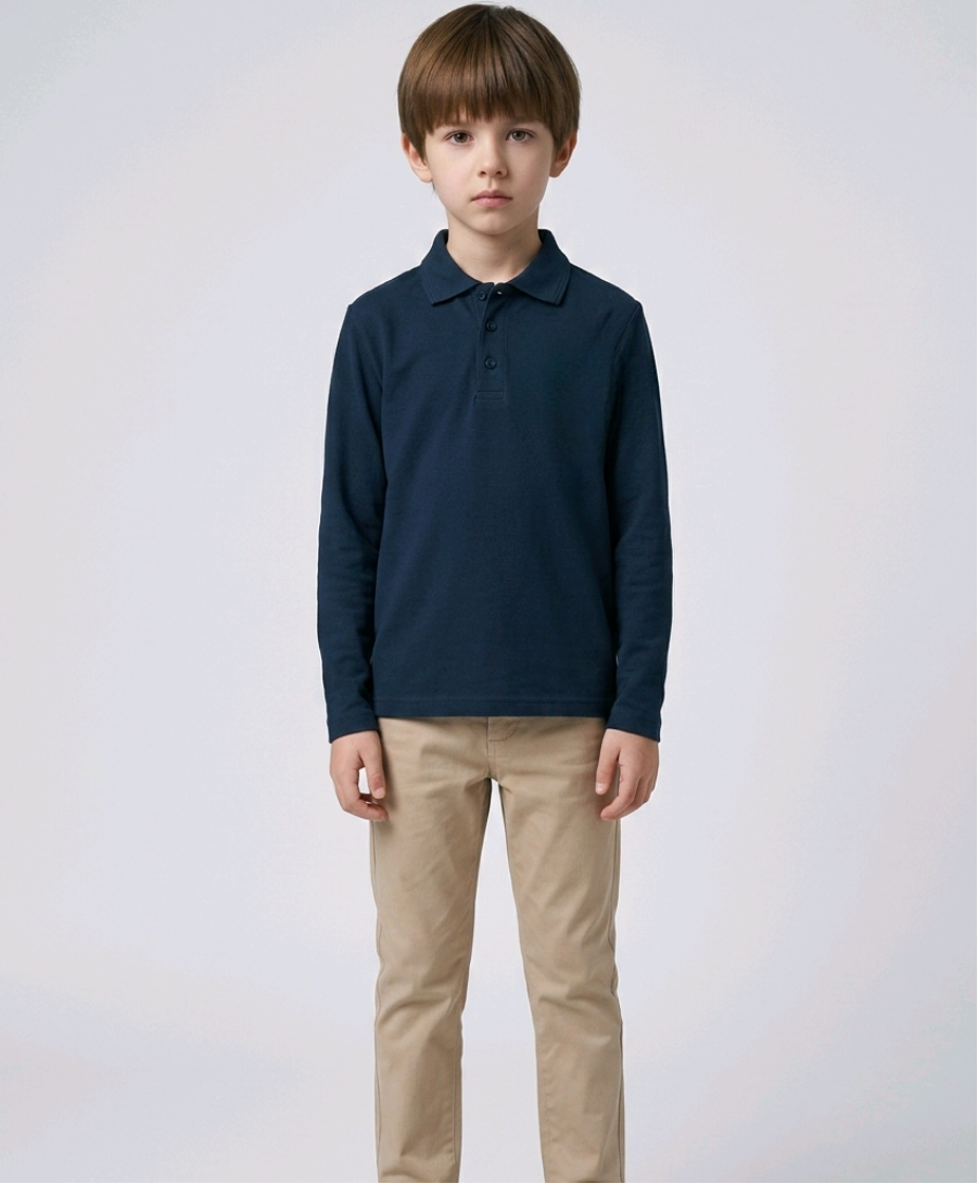 Kooli polo särgid lastele "Pique Polo LS" 241